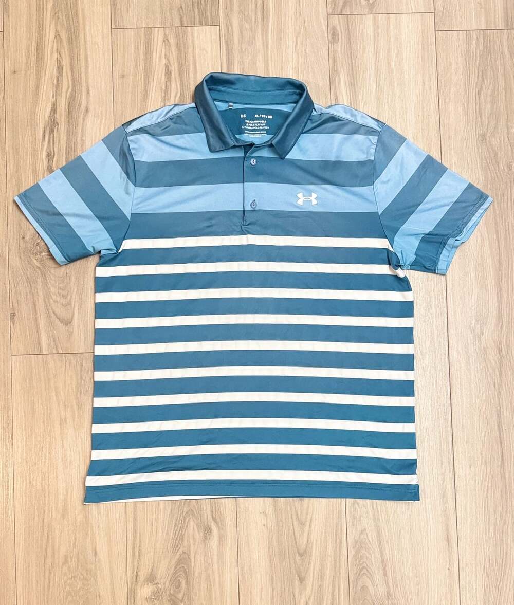 Under Armour The Playoff Polo Stripe Shirt XL